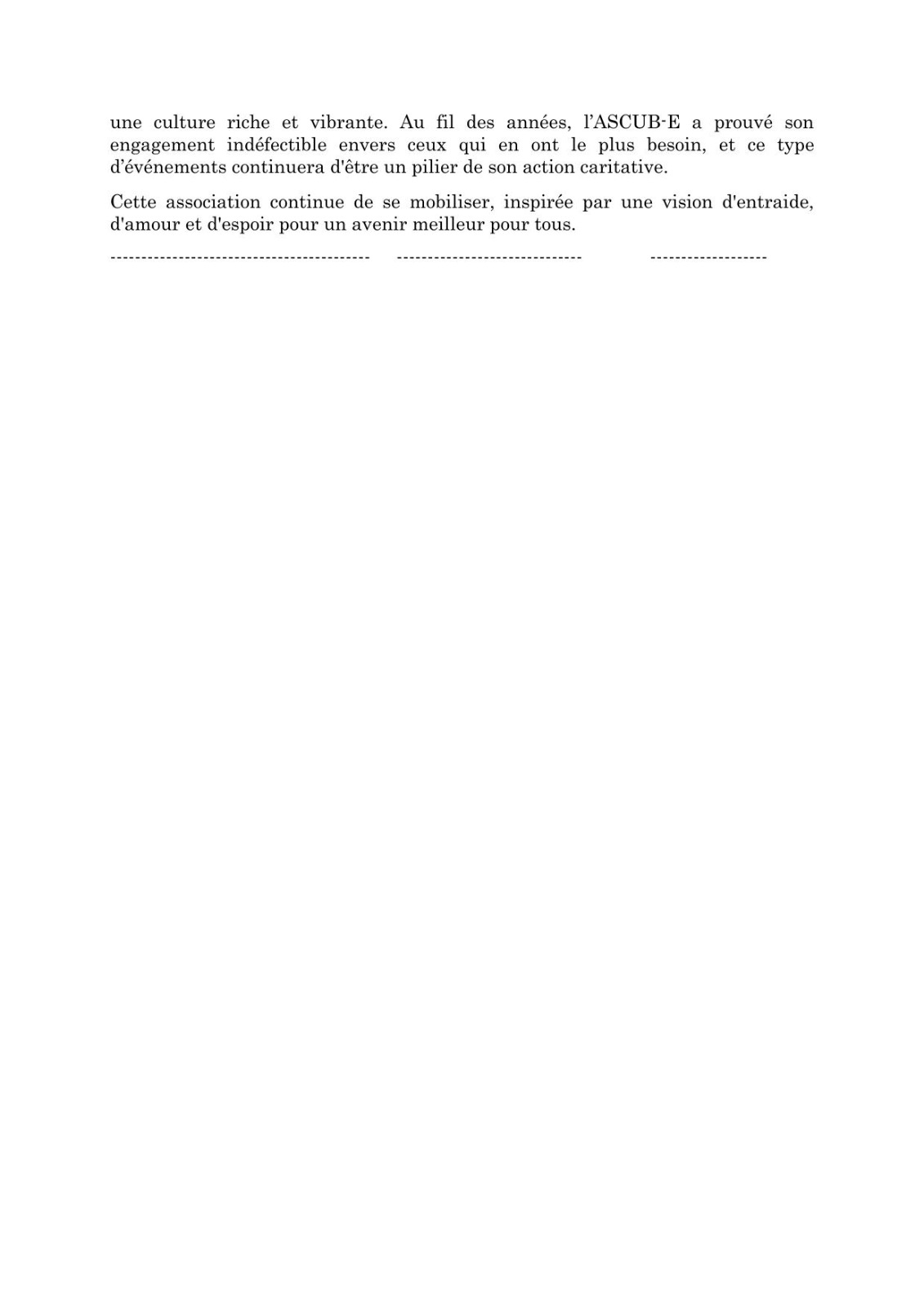 Communique-3- Communiqué de l'ASCUB-E portant sur son événement qui a eu lieu  à la Mairie du 16è arrondissement de Paris.